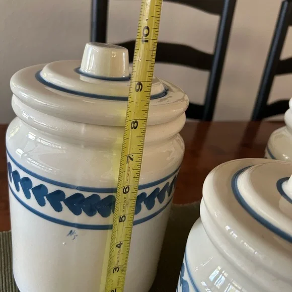 Vintage Hartstone Ohio Pottery Canister Set - Picture 5 of 9